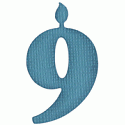 QuicKutz Die - Candle (Nine)