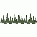 QuicKutz Border Die - Trees