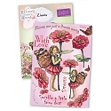 Crafter's Companion - Flower Fairies Rubber Stamp - Zinnia