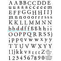 MSE Clear Stamp - Casual Multi Upper/Lower #'s