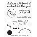 MSE Clear Stamp - Back of Card Set