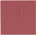 QuicKutz Embossing Die - Season's Greetings