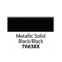 Friendly Plastic - Metallic Solid Black/Black