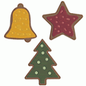 QuicKutz Christmas Die - Cookies