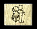 Wood-Mounted Stamp - Steady