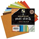 DCWV - Adhesive Backed Mat Stack - Neutrals 6X6