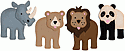 Zoo Animals Die Set