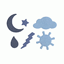 QuicKutz Die - Weather Shapes