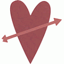 QuicKutz Die - Heart & Arrow