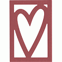 QuicKutz Die - Heart Frame