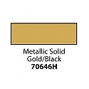 Friendly Plastic - Metallic Solid Gold/Black
