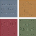 QuicKutz Embossing Folder - Birthday