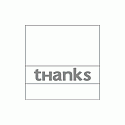 QuicKutz Embossing Die - Thanks