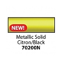 Friendly Plastic - Metallic Solid Citron/Black Stick