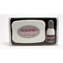 Tsukineko StazOn Opaque Uninked Pad & Inker Kit - Blush Pink