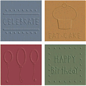 QuicKutz Embossing Folder - Birthday