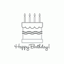 QuicKutz Embossing Die - Happy Birthday