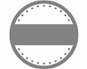 QuicKutz GooseBumpz - Passport Stamp (Circle)