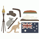 Quickutz Die Set - Australia Collection