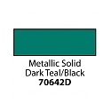 Friendly Plastic - Metallic Solid Dark Teal/Black 
