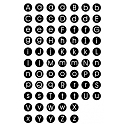 MSE Clear Stamp - Alpha Dots