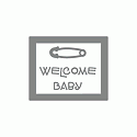 QuicKutz Embossing Die - Welcome Baby